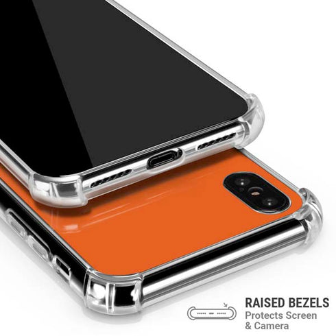 NBA Phoenix Suns Standard - Orange iPhone XS Max Clear Case